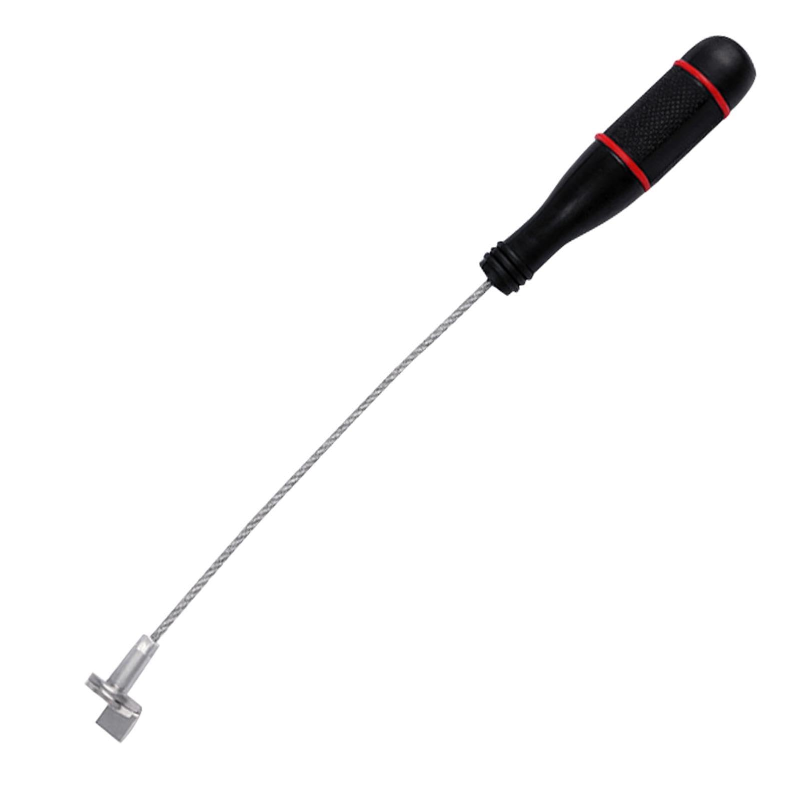 Magnetic Oil Drain Plug Remover Tool - Magnetic Sump Plug Removal Pick Up Tool with Flexible Shaft,Anti Scald Metal Oil Drain Remover Wrench for Most Automobile Oil Drain Pipes