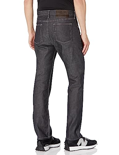 Naked & Famous Denim Men's Weird Guy Tapered Fit Jeans in Blue Jay Selvedge2