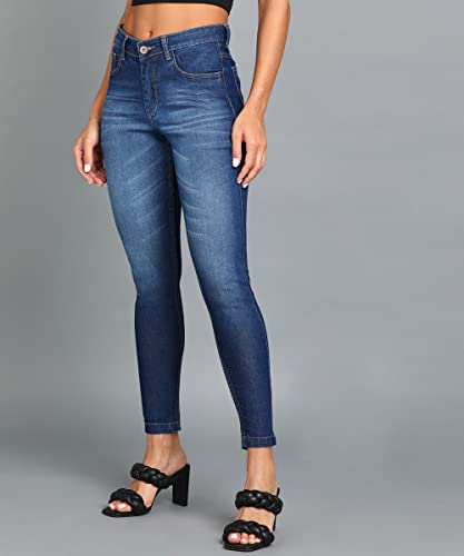Image of Urbano Fashion Women's Skinny Fit High Rise Jeans
