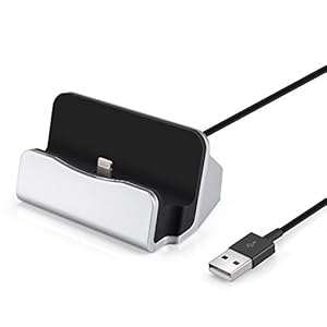 OKCS Dockingstation Ladestation kompatibel für iPhone [inkl. 1m Kabel] Dock für iPhone 14, 13, 12, 11, 11 Pro, 11 Max…