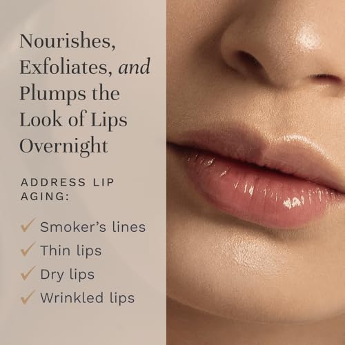 City Beauty City Lips Night Oil - Plump, Hydrate, and Restore Overnight - Anti-Aging Lip Treatment - Conditioning Lip Oil with Hyaluronic Acid & Plant Extracts