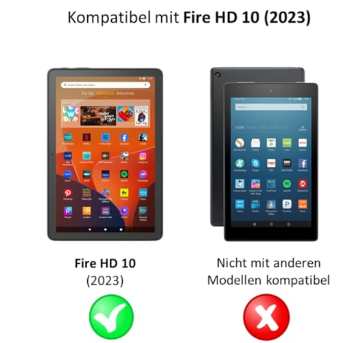 Antireflex-Displayschutzfolie (2er-Pack) für Amazon Fire HD 10 (13. Gen., 2023) – Ansicht 2