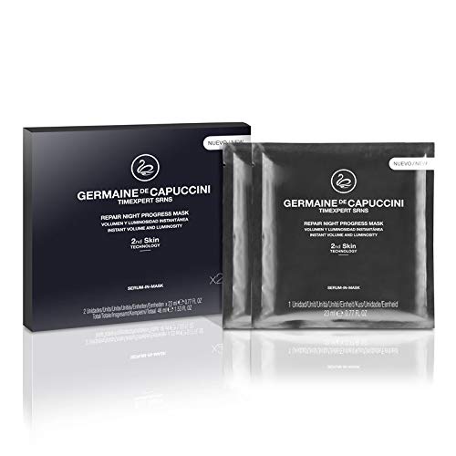Germaine de Capuccini - Timexpert SRNS Repair Night Progress Mask (2 Units) - Instant Volume and Luminosity - Facial mask of high technology - All Skin Types - 2x23ml