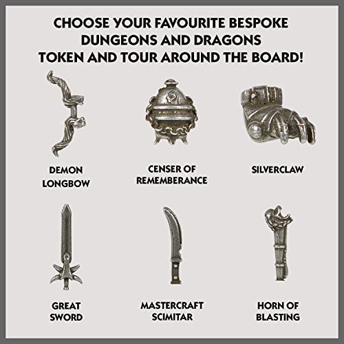 Winning Moves Dungeons and Dragons Monopoly Gioco da tavolo - Gadget - Immagine 5