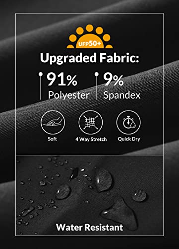BALEAF Short masculino de 38,1 cm longo para caminhadas, bolsos cargo secagem rápida, leve, elástico