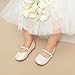 Imagen de DREAM PAIRS Kids Zapatos Planos Chica Bailarinas Mary Jane con Correa Princesa Zapatos Escolares Niña