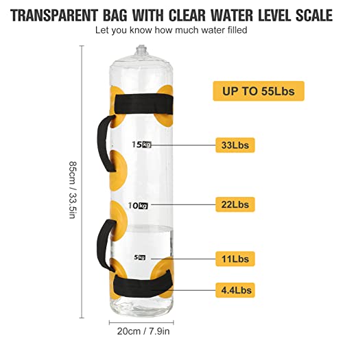 Bolsa de peso de agua ajustable para entrenamiento fitness miniatura 2