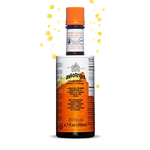 Angostura Orange Bitters | Orange Cocktail Aperitif | 28% ABV | 200ml | Add Depth and Flavour to Food & Drinks | Citrus Herbal & Zesty