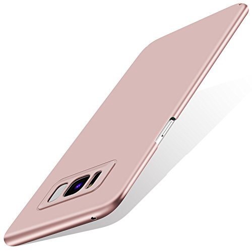 TORRAS Slim Fit Galaxy S8 Plus Case, Ultra Thin Hard Plastic PC S8 Plus Protective Phone Cover Case with Matte Finish Coating Grip Compatible with Samsung Galaxy S8 Plus, Rose Gold