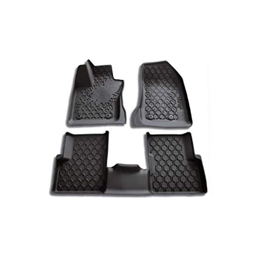 Mopar Alfombrillas de Goma Delanteras y traseras Originales Jeep Renegade