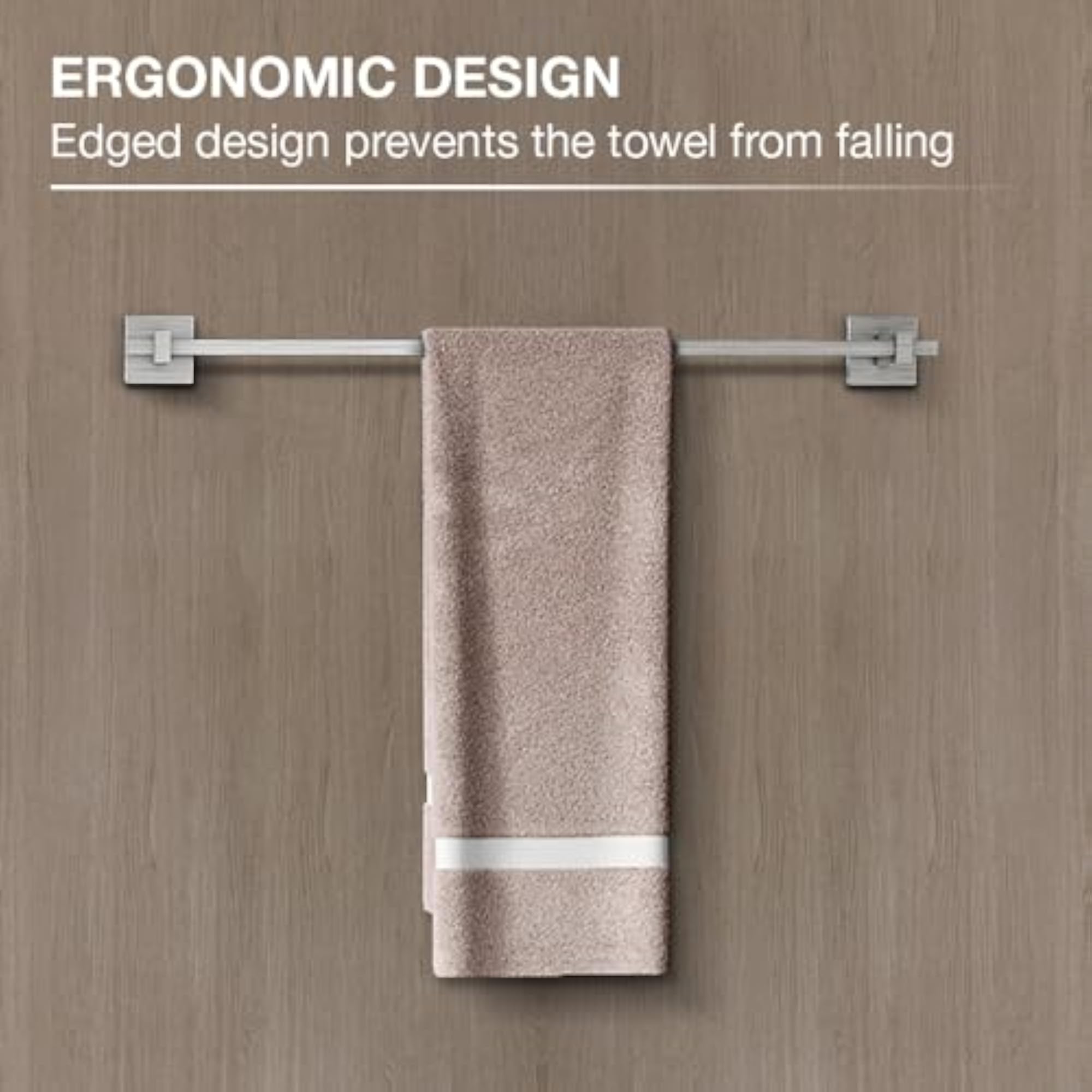 Stainless Steel Bathroom Towel Bar 606mm