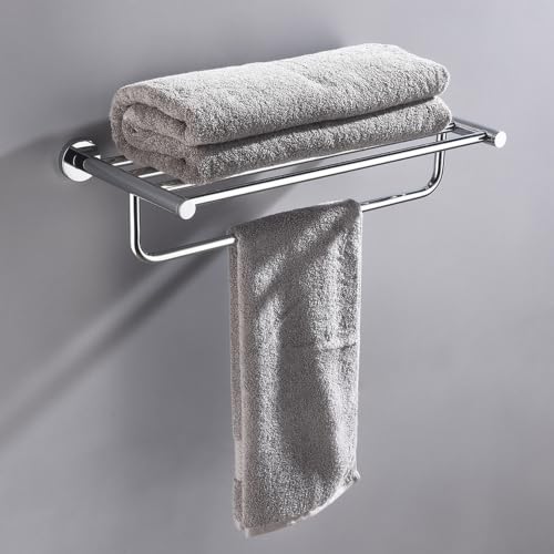 Anneau porte-serviettes inoxydable à traitement chromé anti-corrosion durable