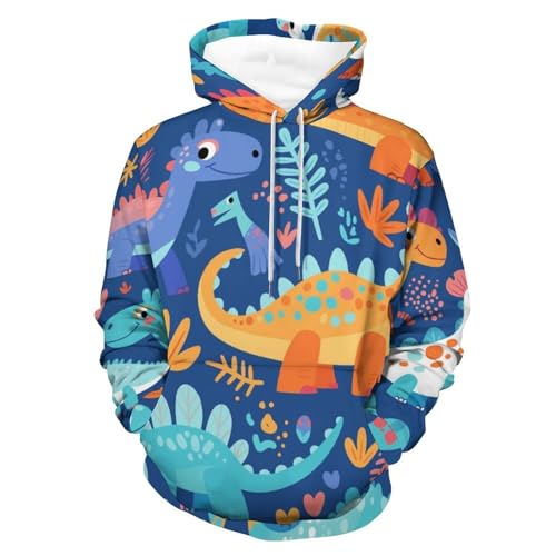 Dessin animé de dinosaure sweat à capuche pour éviter le froid