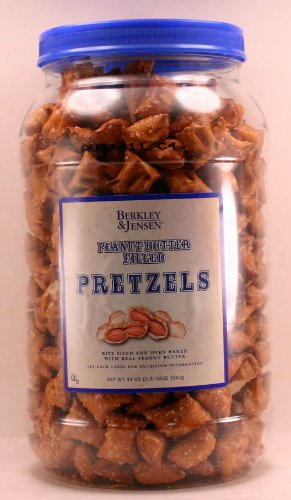 Berkley & Jensen Peanut butter filled pretzels (44oz container)