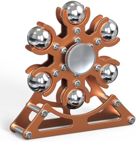 Desk-Fidget-Toys for Ferris-Wheels-Spinner: Metal Kinetic-Spinner 4mins, Cool-Gadgets for Kid Children Teen Adult EDC-Toy, ADHD Tools Cool-Stuff Stress Relief for Office Home School Christmas