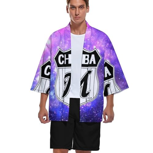 [ヌフハイト] メンズ 和服 千葉ロッテマリーンズメンズ 着物 和風 ファッションカーディガンのサムネイル