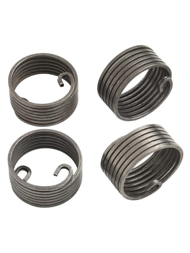 Gettimore 4 resortes de arranque para soplador Stihl BG56 BG66 BG86 HS46 HS81 SH56, pieza de repuesto 4241 195 3501, color negro