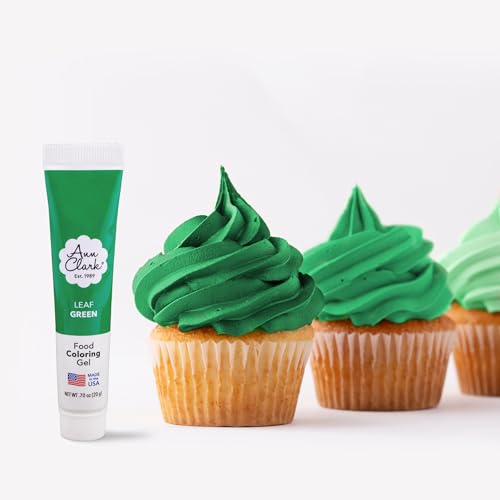 Ann Clark Leaf Green Food Coloring Gel .70 oz. Professional Grade Made in USA