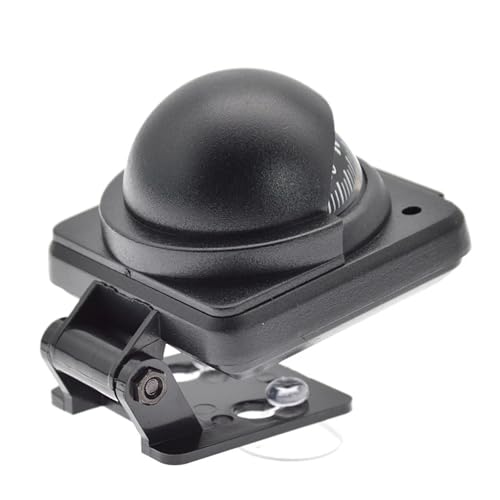 Brújula para carro 1/2/5 piezas, brújula marina de ABS negro para barco, camión, RV, navegación para profesionales y excursionistas serios miniatura 3