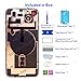 ZVB 14 Plus Back Glass Replacement Kit with Plate & Flex Cable and All Parts, Red, 6.7 Inch for iPhone 14 Plus Back Cover Glass, with Repair Tools (Product Red)