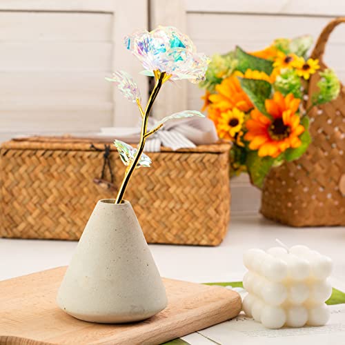 LOVEINUSA Artificial Galaxy Rose Flower Gifts for Her, Galaxy Eternity Rose Glass Forever Flowers for Mom from Daughter/Son, Valentine's Day, Birthday, Mother's Day, Anniversary - Thumbnail 4