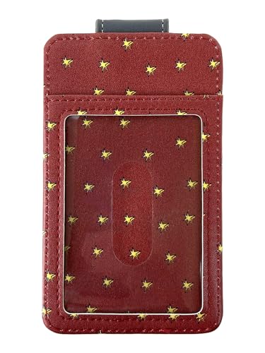 Harry Potter Card Holder Owl Hedwig Wallet Slim Compact (Maroon)4