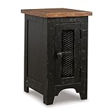 Signature Design by Ashley Valebeck Chair Side End Table Black/Brown