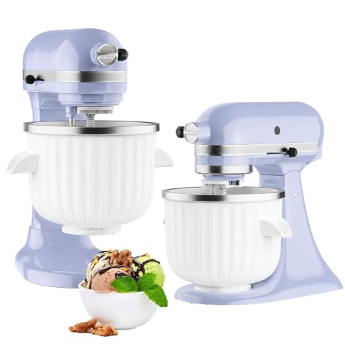Image of GVODE Ice Cream Maker Attachment for KitchenAid Stand Mixers