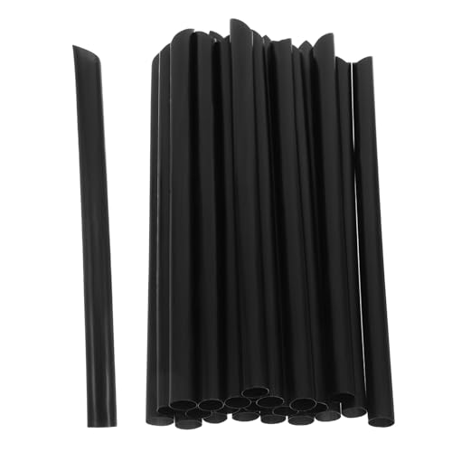 Pitillos desechables negros 19 cm diámetro 1.1 cm 100 unidades