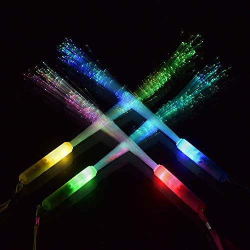 M.best 30pcs Glow Sticks Party Supplies, 3 Modes Colorful Flashing LED Light Up Glow Wands Sticks for Party Favors
