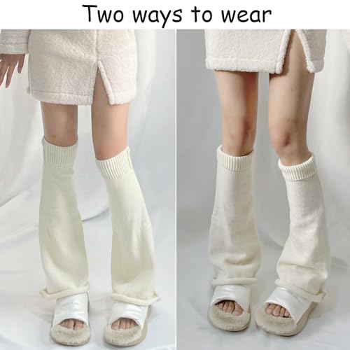 Image of Leg Warmers Harajuku with Lace Button Knit Harajuku Japanese Style Kawaii Lolita Gothic Flared and Loose Fit