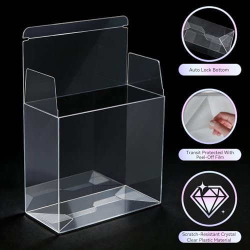 Image of 【99% UV-Blocking】 PKMN ETB Protector Case, Elite Trainer Box Protector, ETB Box Plastic Display Case-Compatible with Elite Trainer Boxes, 0.5mm Thick, Scratch-Resistant Material