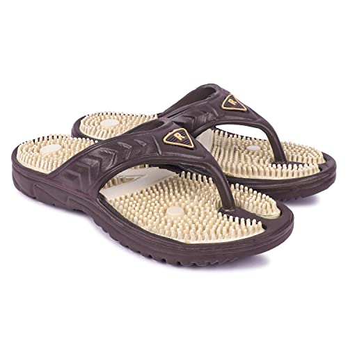 Image of TieFit Men's Accupressure Non-Slip Slipper Flip & Flop