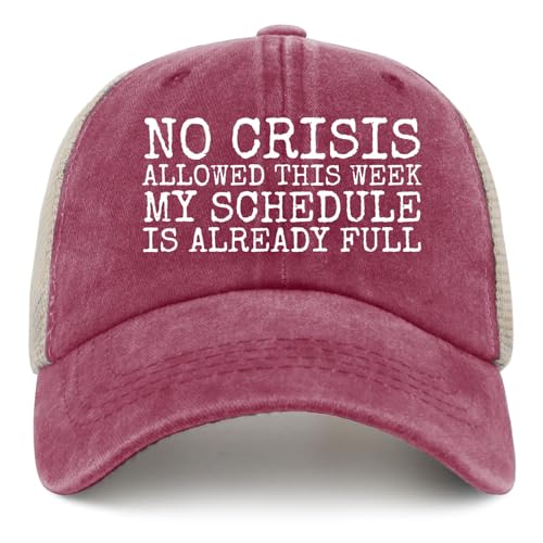 No Crisis Allowed This Week My Schedule is Already Full