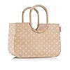 reisenthel loopshopper L frame metallic dots coffee – Stabile Tasche mit praktischen Fächern aus recycelten PET-Flaschen – Charmantes und wasserabweisendes Design #1
