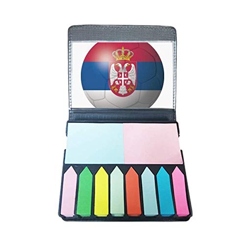 Autocollant drapeau Serbie marqueur de note couleur pour fans de football