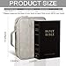 Orionstar Bible Cover for Women/Men, Leather Bible Case With Handle, Minimalist Design for Women/Men, Water Resistant Bible Cover Case, Surface Zippered Storage Pocket, Bible Gift
