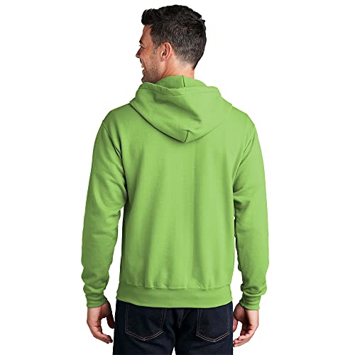Port & Company - Core Fleece Full-Zip Hooded Sweatshirt XL Lime2