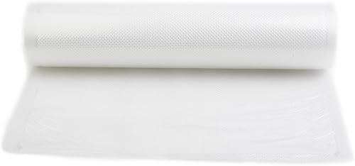 Miniatura 6 de Rollo de bolsas selladoras al vacío para alimentos, plástico PA+PE en relieve para máquinas ahorradoras de alimentos, compatible con refrigeración y