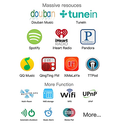 M5 Audiocast Hifi Music Receiver Airplay Dlna I Os & Android Airmusic 2.4G Wifi Audio Speaker Wireless Sound Streamer Multi Room Supported #TOP7