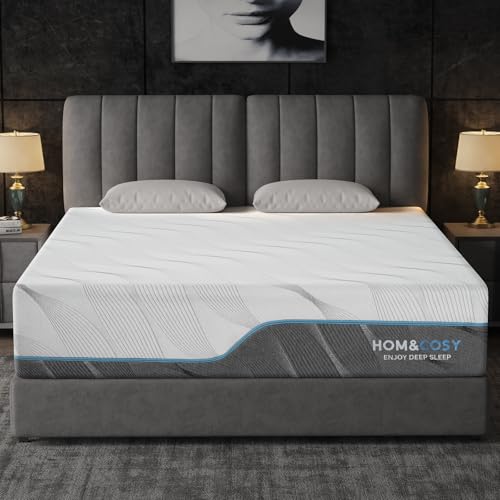 WEUP Extra Firm Queen Memory Foam Mattress, 12 Inch Medium - Extra Firm Dual Side Flippable Mattress for Back Pain Relief, Made in USA, CertiPUR-US Certified, 80