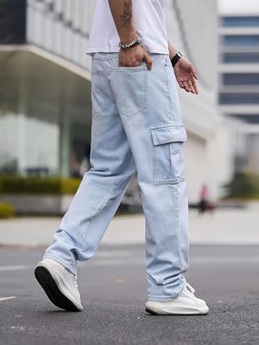 Image of ADBUCKS Men's Loose low Rise Jeans
