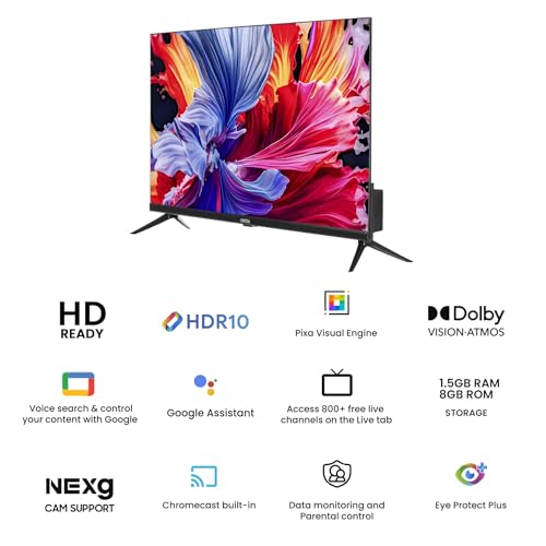Image of Onida 80 cm (32 inch) HD Ready Smart Google LED TV 32HAG1 (Black)