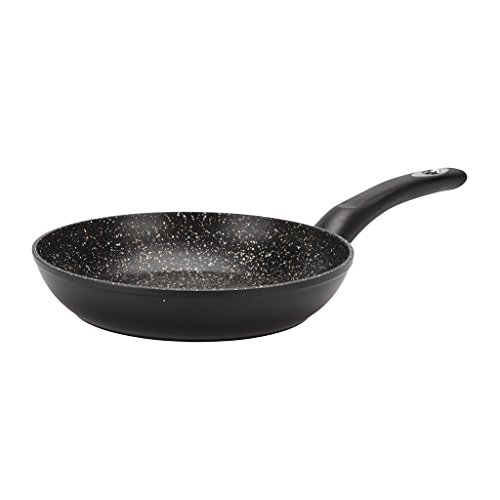 Crealys 518828 Poêle, Aluminium, Noir, 24 cm