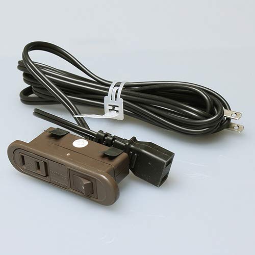 Amazon.co.jp: ノア 家具用コンセント（什器用） スイッチ付スライド