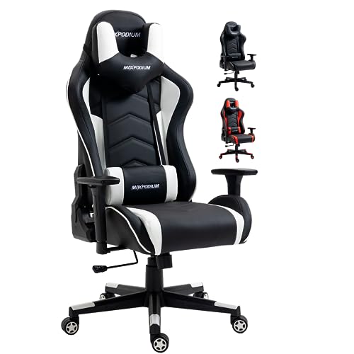 Gaming-Stuhl - Bürostuhl - Racer PRO - ECO-Leder - Schwarz