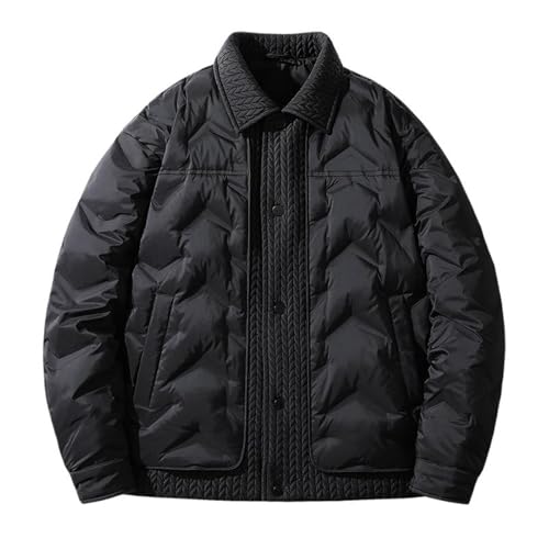Manteau court et chaud veste d'hiver duvet hommes contre le froid glacial