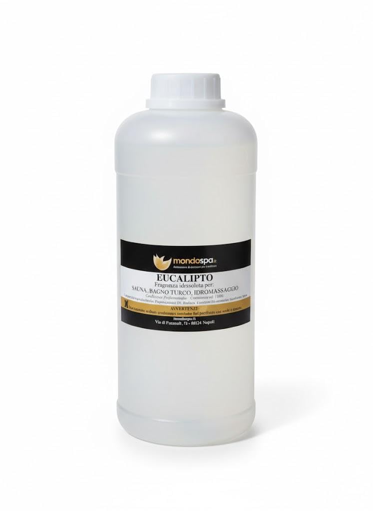 Huile essentielle pour sauna et bain turc (1 L, eucalyptus)