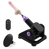 ピストンマシン ディルド自動突き上げ、21種類の突き上げモード、ピストンマシン 女性用 強力 吸盤付き、3XLRコネクタ、1ディルド リアル つのアタッチメント、男性用 大人のセックス玩具セックスマシーン (中くらい)