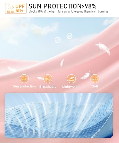 Soothfeel Women's UPF 50+ Sun Protection Athletic Jacket Lightweight Crop Zip Up Long Sleeve SPF Shirts Hiking Workout Pocket Light Pink S